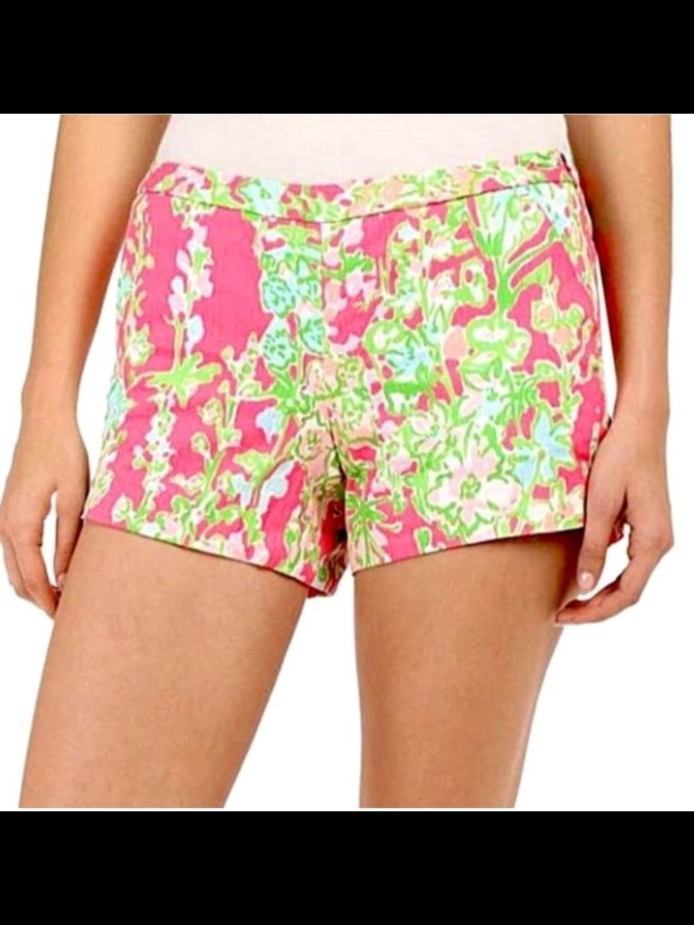 Lilly Pulitzer Adie Shorts In Southern Charm Pattern Sz 14